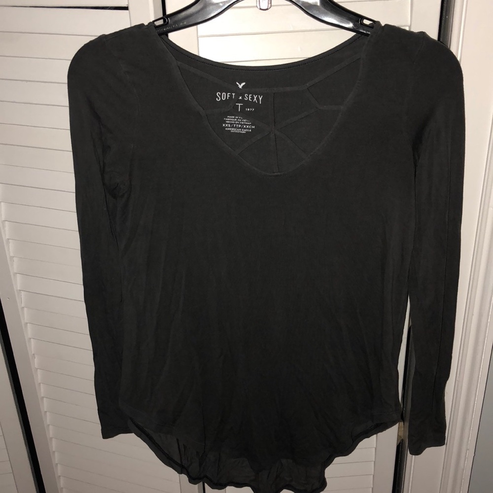 A long sleeve top
